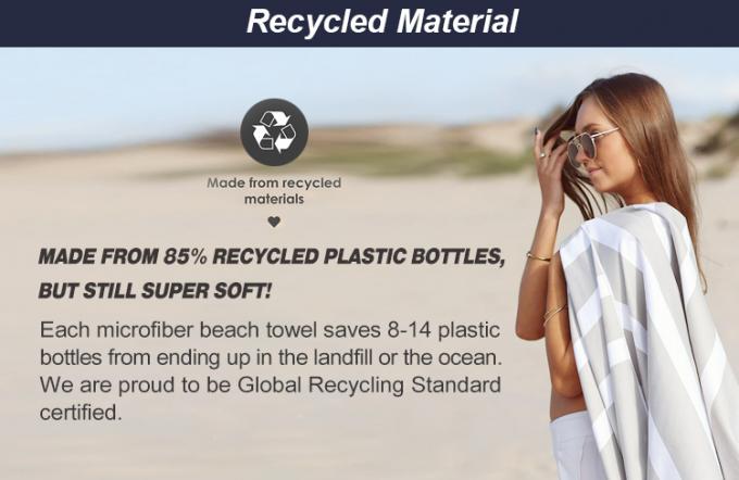 Toalha de praia mais vendida Personalizada Popular Sem areia Logotipo OEM Impresso Toalhas de praia de microfibra 0
