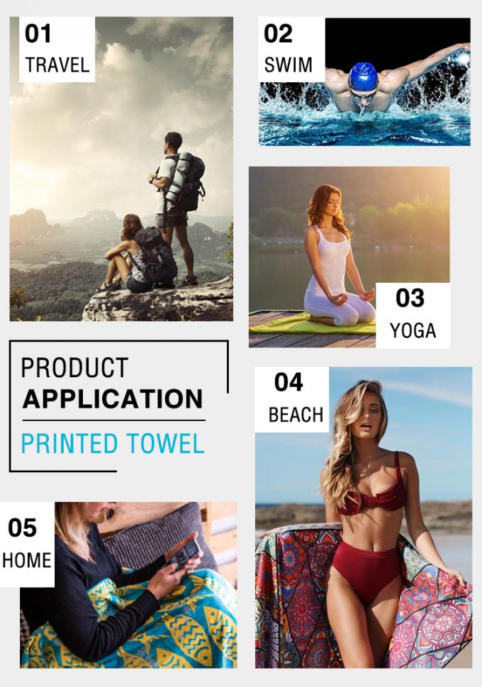 Toalha de praia mais vendida Personalizada Popular Sem areia Logotipo OEM Impresso Toalhas de praia de microfibra 1