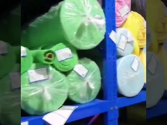 vídeo diferente da tela da cor