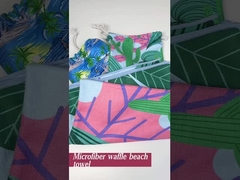 toalha de praia do waffle
