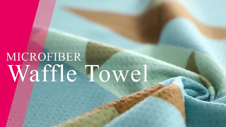 Melhor qualidade de waffle de microfibra para toalha de golfe