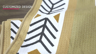 Impressão digital personalizada de toalha de praia à prova de areia