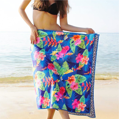 Espessura média toalha de praia personalizada impressa