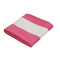 a mulher da camurça 200gsm imprimiu toalha de praia listrada do rosa de toalha de praia